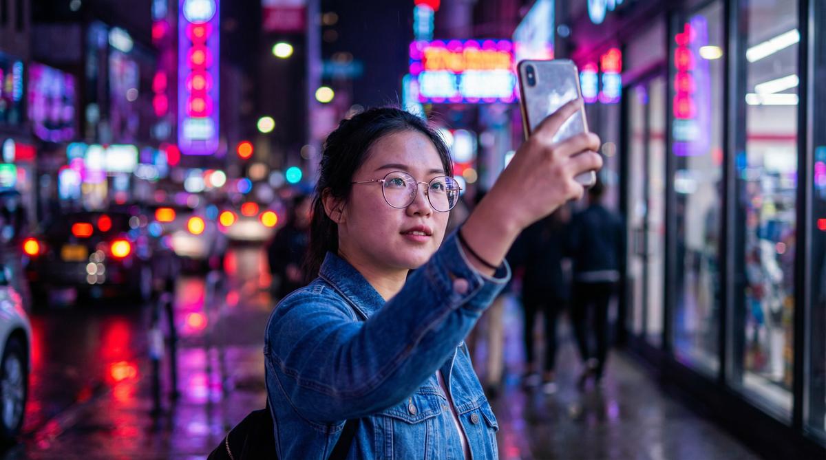 国产视频城市夜景短视频